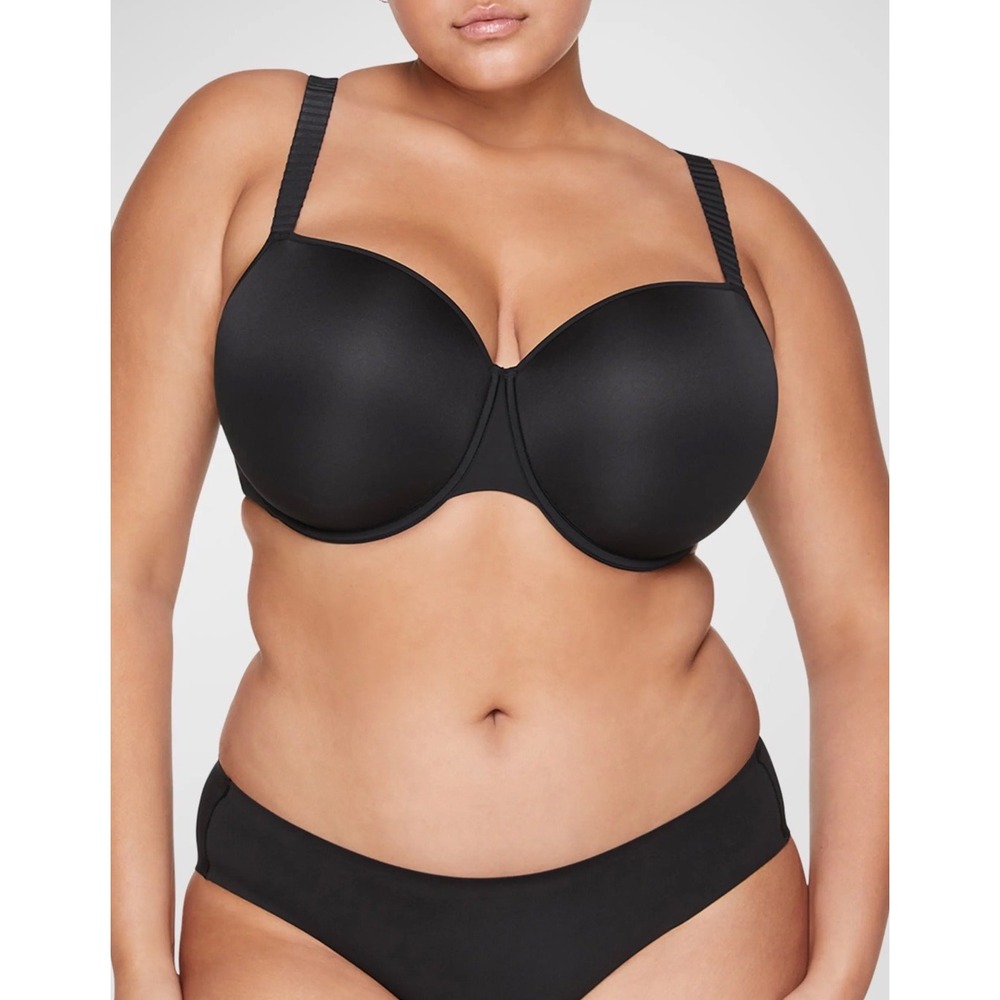 ThirdLove Classic T Shirt Bra Black‎ Underwire 36C NWOT Smooth Cups
